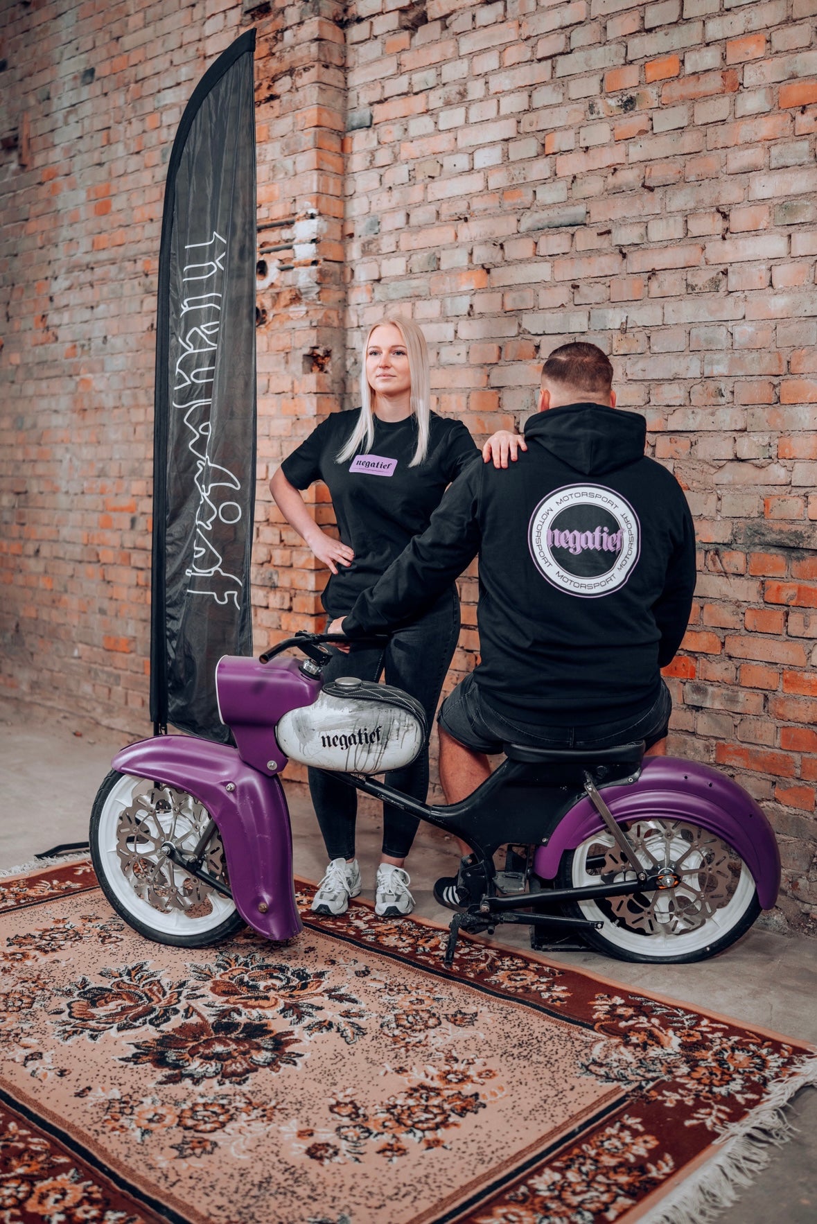 Motorsport Hoodie black