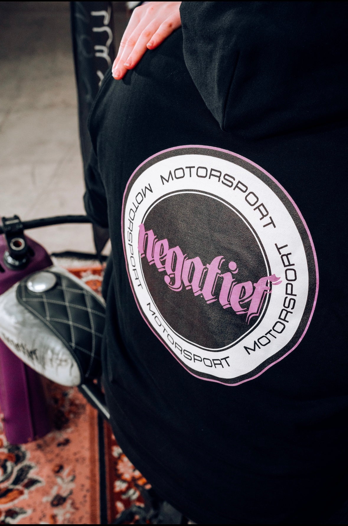 Motorsport Hoodie black