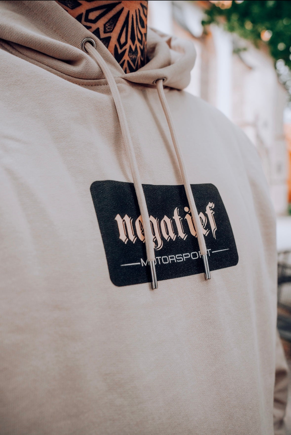 Motorsport Hoodie beige
