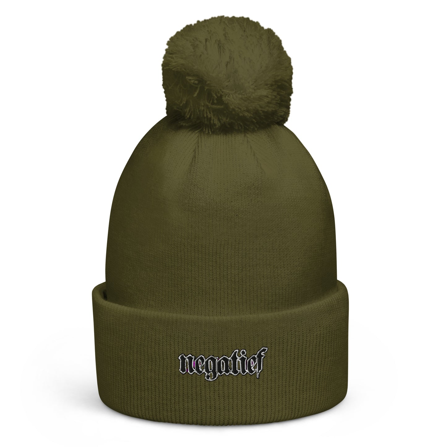 Negatief Beanie "Moss Green"