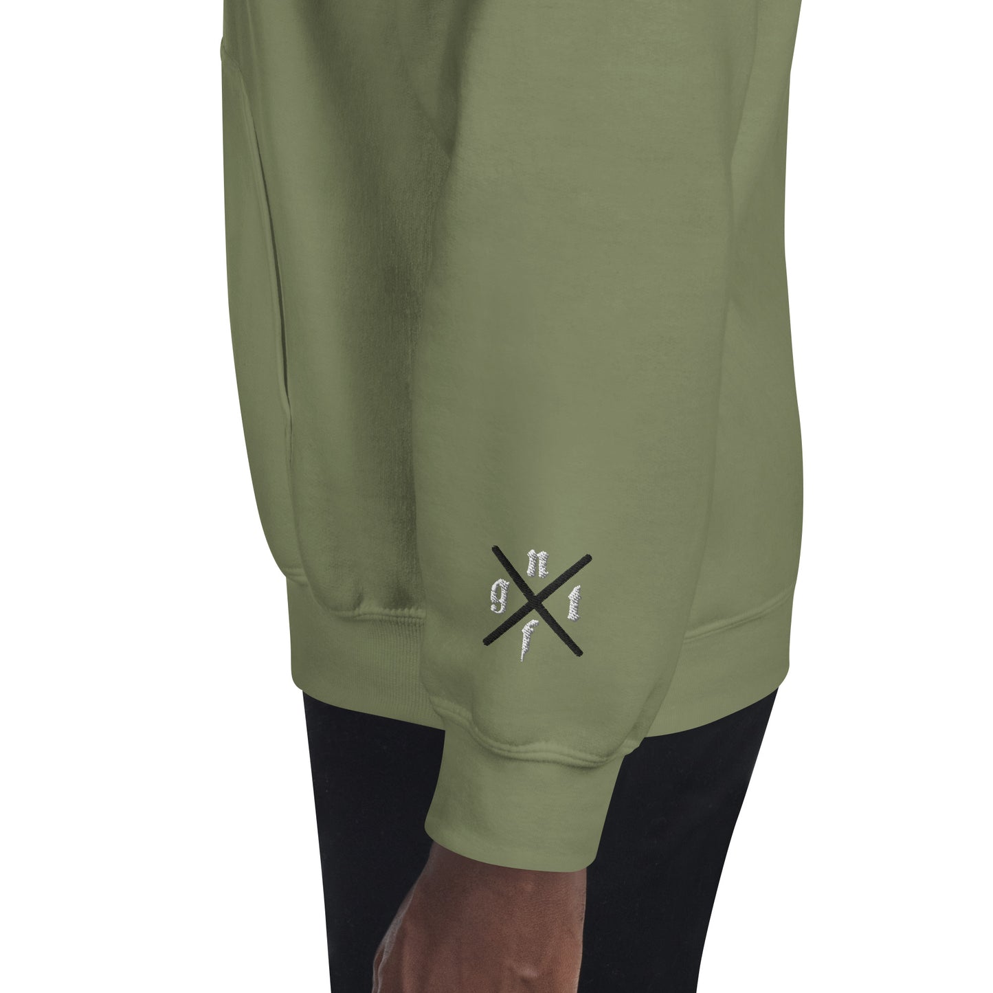 Unisex Hoodie "we are all the same" Military Green