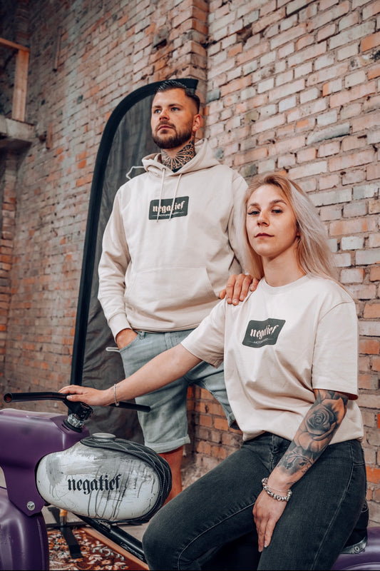Motorsport Hoodie beige
