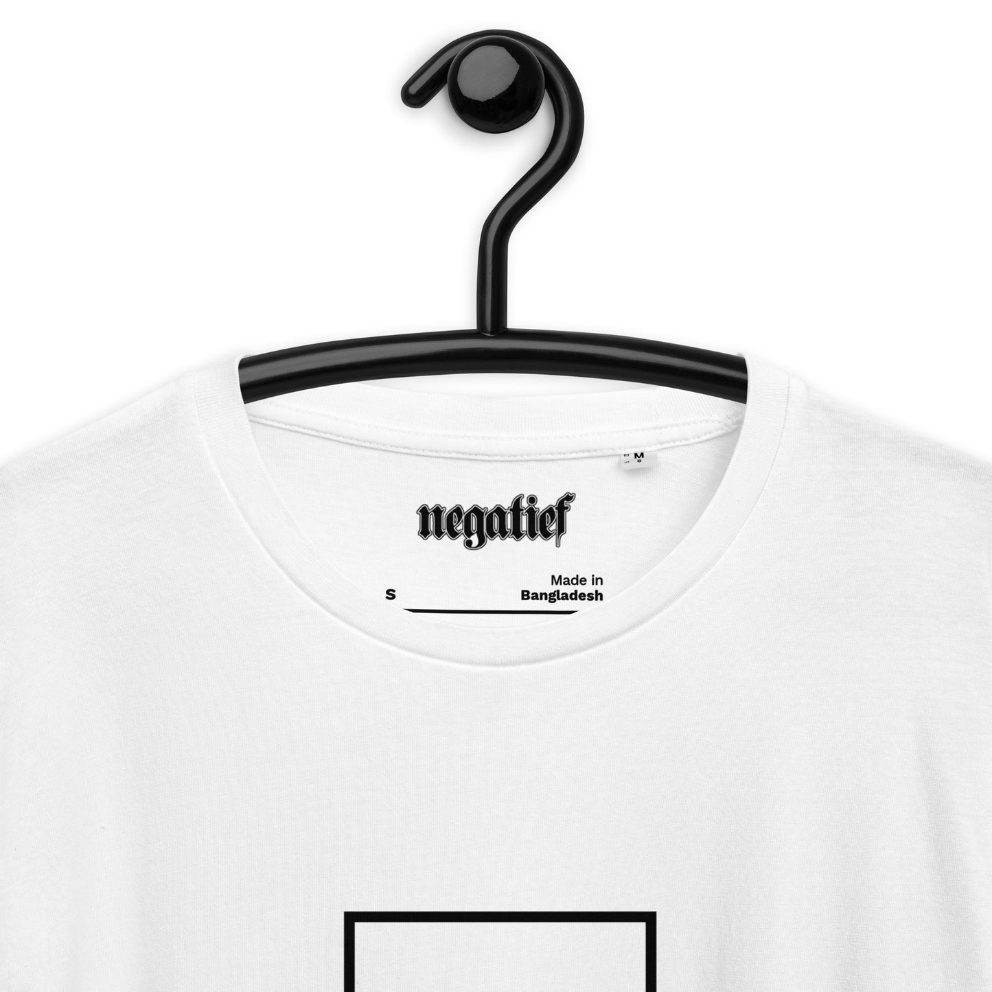 Unisex Basic Shirt - Negatief  #Weiß